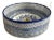 Navy Blue Vessel Sink for Bathroom, Handmade Ceramic Basin With Brass Drain For Sale