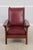 Age: C.1900-1910 Details: Quality Burgundy Leather Cushions High Quality Construction Nice Tooled Leather Oak Adjustable...