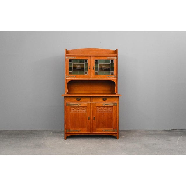 Item: Kitchen buffet / Buffet with hutch Period & Style: Art Nouveau - Early 20th century Features - Practical and...