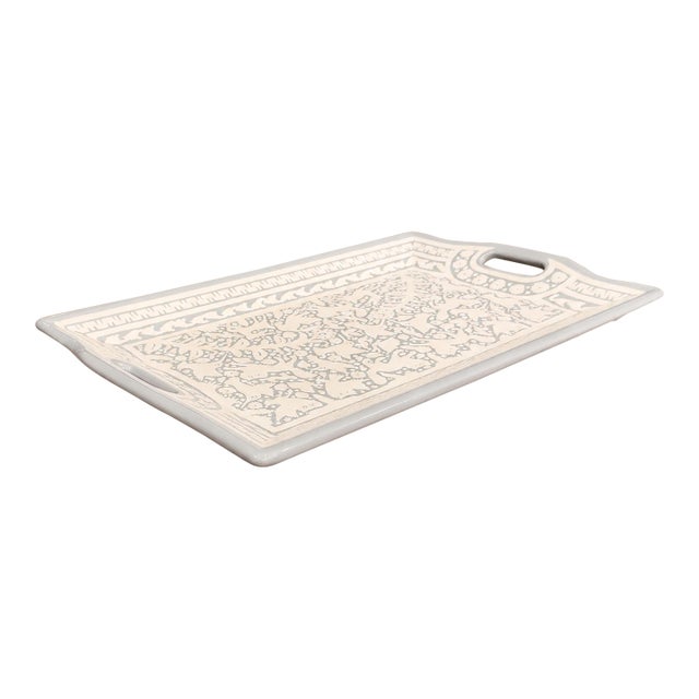 Large "Hummingbird" Decorative Tray, Lacquered Wood, Ensamble Artesano, 2024 For Sale
