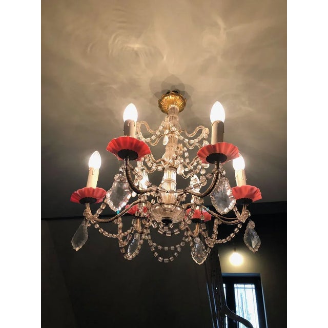 Mid-Century Modern Vintage Chandelier For Sale - Image 3 of 5