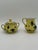 Ginori 1735 Oriente Italiano Citrono Covered Sugar Bowl and Creamer For Sale - Image 12 of 18