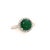 2010s Natural Emerald Diamond Ring 14k Gold 2.83 TCW Certified For Sale - Image 5 of 12