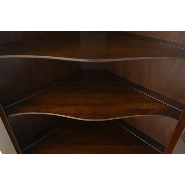 Henkel Harris Henkel Harris Mahogany Tall Corner Cabinet For Sale - Image 4 of 18