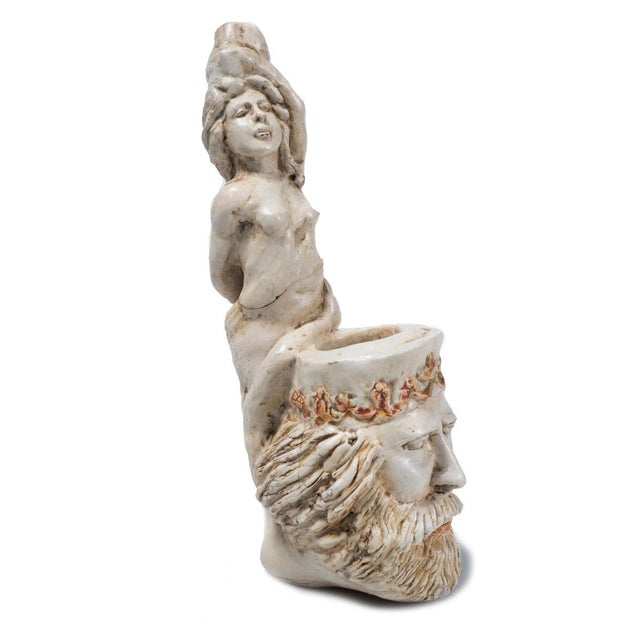 Terracotta Garibaldi's Pipe from Porcellane D'arte Agostinelli For Sale - Image 4 of 5