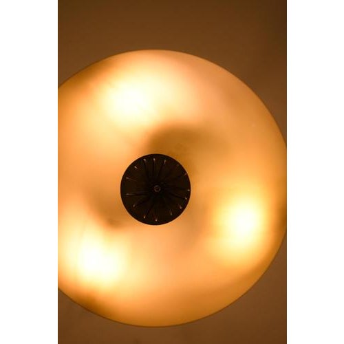 Ceiling Lamp in Brass and Glass from Paavo Tynell, 1950s For Sale - Image 9 of 11