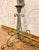 French Vintage Sculptural Wrought Iron Two-Light Floor Lamp, Torchère With Grape Vine Entwined Column, Circa 1950s For Sale - Image 3 of 12