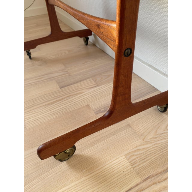 Teak Sewing Table, 1960s For Sale - Image 9 of 14