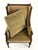 Vintage French Louis XVI-Style Bergère Armchair in Camel Velvet For Sale - Image 9 of 12