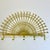 This is a lovely Wall Hook designed in a matte gold Sunburst. It has 5 hooks and the sun rays are capped with dots at the...