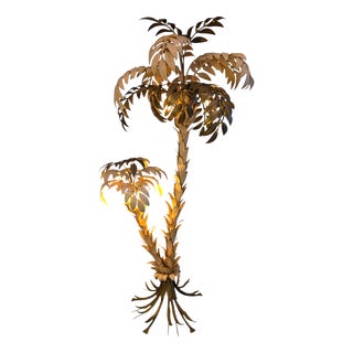 Large Floor Palm Light by Hans Kögl, 1975 For Sale