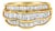 14KT Yellow Gold Diamond Multi-Row Band Ring (1 1/4 cttw, H-I Color, SI1-SI2 Clarity) - Size 7 For Sale