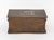 Smith Metal Arts Company Sterling Silver and Patinated Bronze Casket, handled bronze box with silver detailed design of...