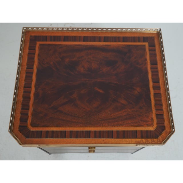 Wood Pair Theodore Alexander Althorp Al-60057 Mahogany Nightstands For Sale - Image 7 of 18