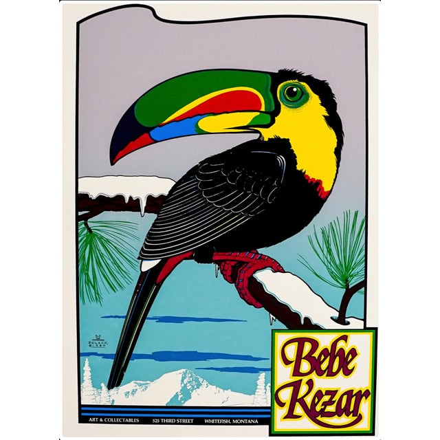 1980 Monte Dolack Toucan Serigraph Chairish