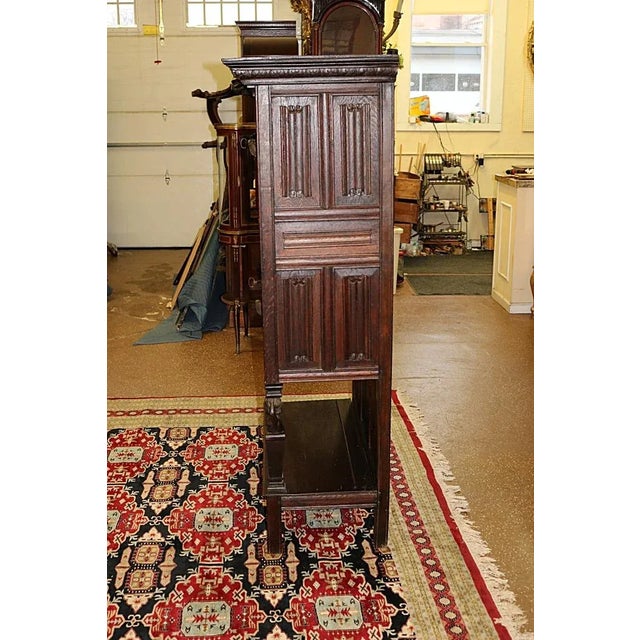 ​19th Century Oak French Brittany Cupboard Cabinet For Sale - Image 11 of 12