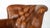 English Restoration Hardware Churchill Cigar Leather Luxe Writer's Chair For Sale - Image 3 of 15