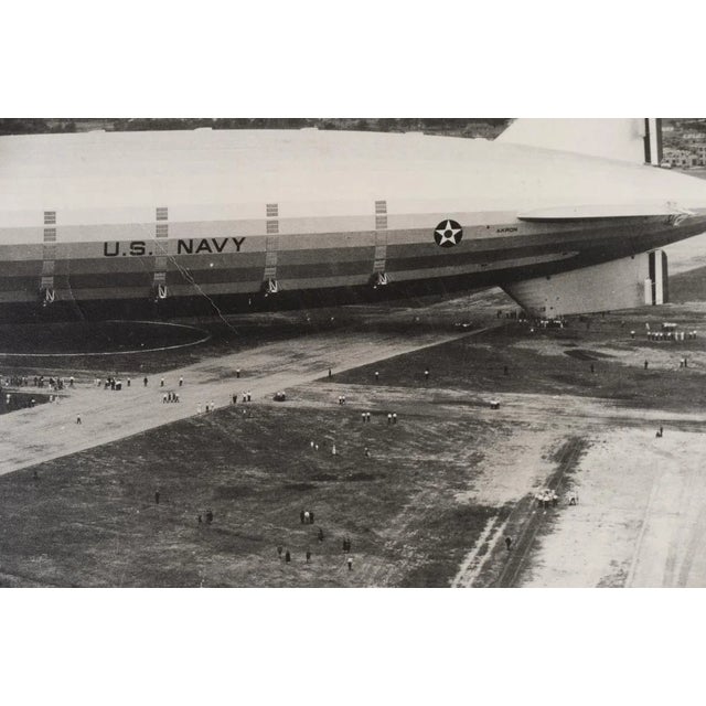 USS Akron US Navy Zeppelin Original 1931 Photograph For Sale In Los Angeles - Image 6 of 8