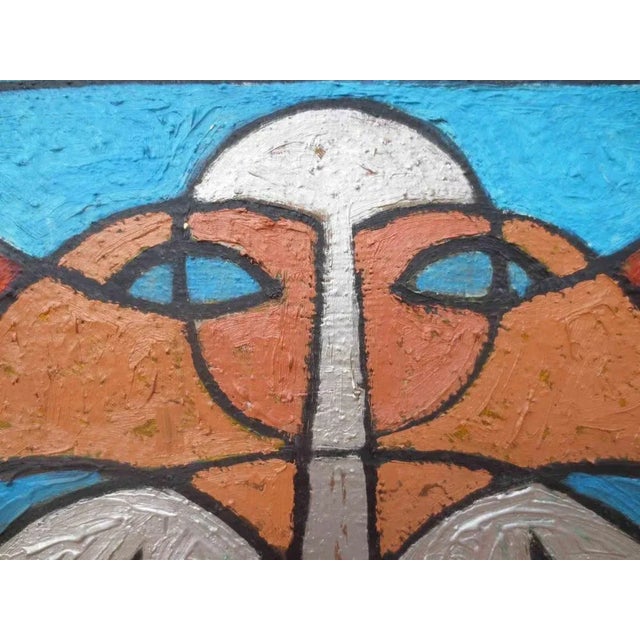 Salvatore Travascio, Extrasensory Perceptions, Oil on Canvas, 1995 For Sale - Image 4 of 6