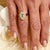 Natural Emerald Diamond Ring 14K Y Gold 1.74 TCW Certified, Size 6.75 For Sale - Image 10 of 12
