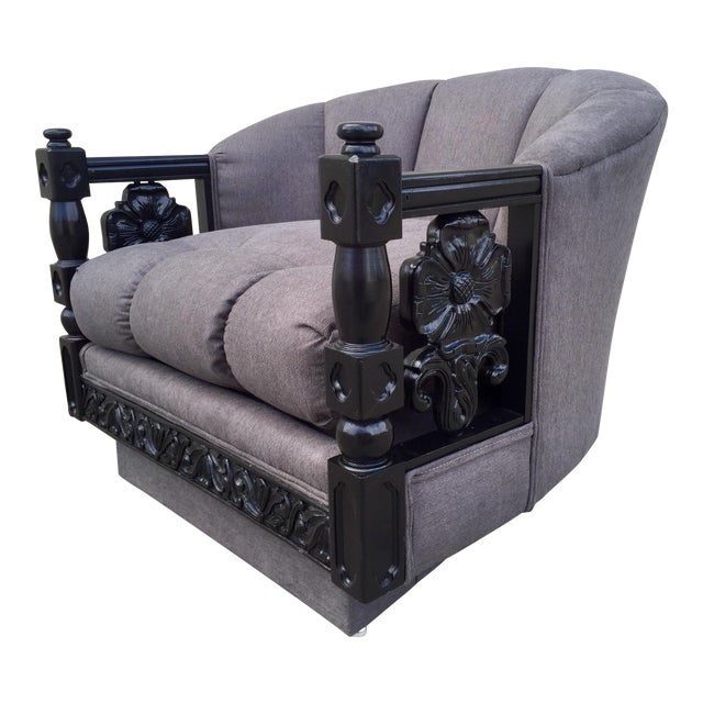 Restored Mediterranean Lounge Chair Chairish