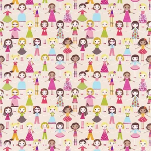 Harlequin Best of Friends Fabric in Pink Multi
