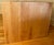 Wood Mid-Century Modern Solid Wood Pedestal Executive Desk, Five Drawers, Raised Edge For Sale - Image 7 of 18