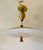 Wood Mid Century Pull Down Pendant Light Fixture For Sale - Image 7 of 8