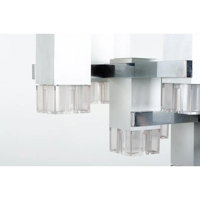 Gaetano Sciolari Chandelier by Gaetano Sciolari, 1970s For Sale - Image 4 of 11