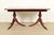 English Baker Furniture Style Georgian Mahogany Double Pedestal Extension Dining Table, Newly Refinished For Sale - Image 3 of 18