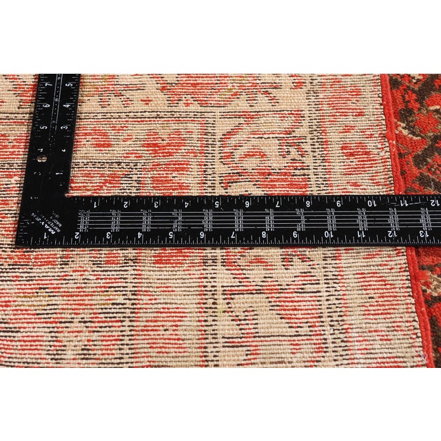 Textile Antique Persian Malayer Rug Runner, 03'02 X 11'00 For Sale - Image 7 of 10
