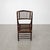 Wood 1980s Rustic Tortoiseshell Bamboo Folding Chairs With Side Tables - Set of 8 For Sale - Image 7 of 12