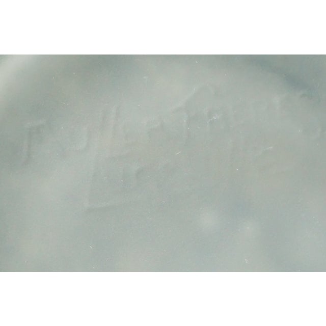 20th Century Art Nouveau Glass Vase Decorated with Bas-Relief from Muller Frères, Lunéville, France, 1900s For Sale - Image 17 of 18