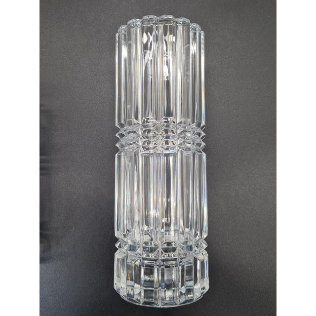 Montparnasse Crystal Vases from Cristal Darques Durand, France, 1970s-1980s, Set of 2 For Sale - Image 9 of 13