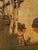 Cabin Antique Carved Wood Plaque With Native American Guide & Trapper For Sale - Image 3 of 6