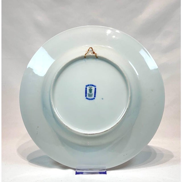 Mediterranean 1970s Porcelain Wall Plate Die Falkenbeize Real Cobalt Arzberg For Sale - Image 3 of 4