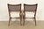Paul McCobb Irwin Collection Mid-Century Modern Sculpted Walnut Cane Back Armchairs, Newly Refinished For Sale - Image 11 of 12