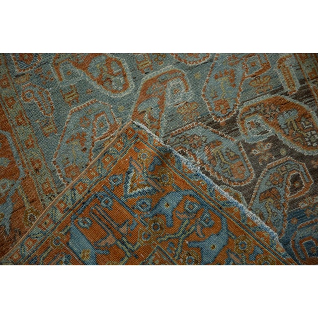 1930s Vintage Persian Afshar Boteh & Arabesque Wool Rug Runner For Sale - Image 9 of 12