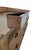 Yellow French Multi-Drawer Shop Counter in Pine With Wood Shelves and Brass Brackets For Sale - Image 8 of 9