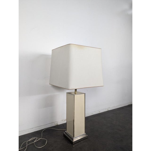 French White Lacquered Table Lamp from Maison Romeo, in Very Good conditions. Up to 250V (Europe/UK Standard).The wiring...