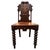 Late Victorian Carved Oak Hall Chair with Barley Twist Legs, 1890 For Sale - Image 11 of 11