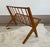Mid 20th Century Mid 20th Century Danish Modern Spindle Wood Magazine Rack For Sale - Image 5 of 10