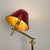 Red Floor Lamp with Metal Shade, Italy, 1950s For Sale - Image 9 of 11
