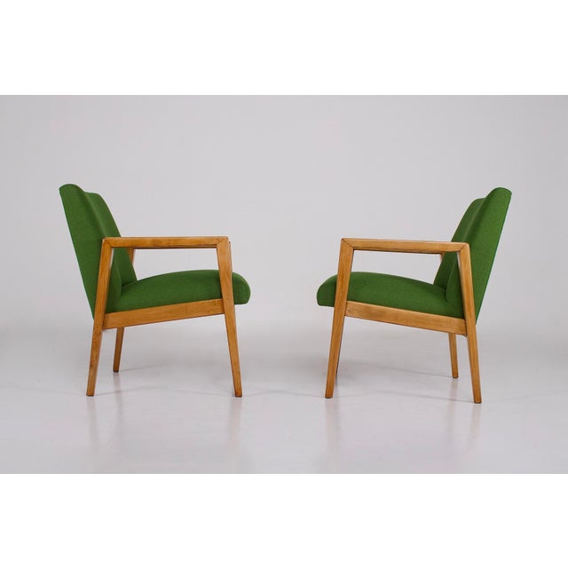 Modernist Armchairs, 1950s, Set of 2 For Sale - Image 4 of 11