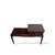 Contemporary Mid-Century Mahogany Hallway Bench with Drawer and Velvet Seat, 1960s For Sale - Image 3 of 8