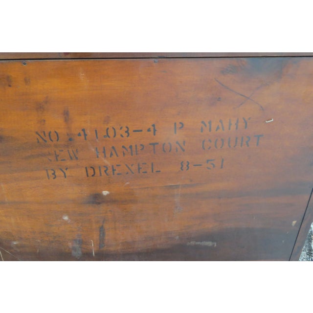 Wood Drexel Mahogany Server Sideboard Credenza Bathroom Vanity For Sale - Image 7 of 13