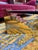 Glass Sculptural Coffee Table With Stepped Pedestal Bases For Sale - Image 4 of 8