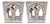 Spectacular Marble Mullioned Windows or Table Bases - H 76 Cm, Venice, Set of 2 For Sale