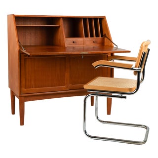 Mid-Century Teak Secretary by H.W. Klein for Bramin, 1960s For Sale