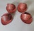 Late 20th Century Vintage Japanese Red Cast Iron Dragon & Dragonfly Tea Cups With Enameled Interiors & Saucers – Set of 8 For Sale - Image 5 of 7